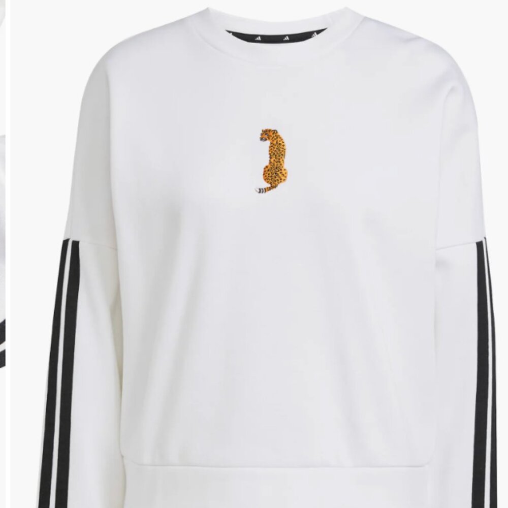 Leopard Embroidered Sweatshirt